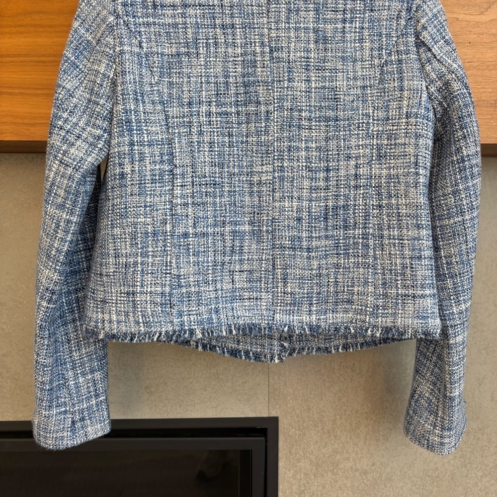Maeve by Anthropologie Jacket Blazer Tweed Double Breasted, Size 00 - Picture 15 of 16